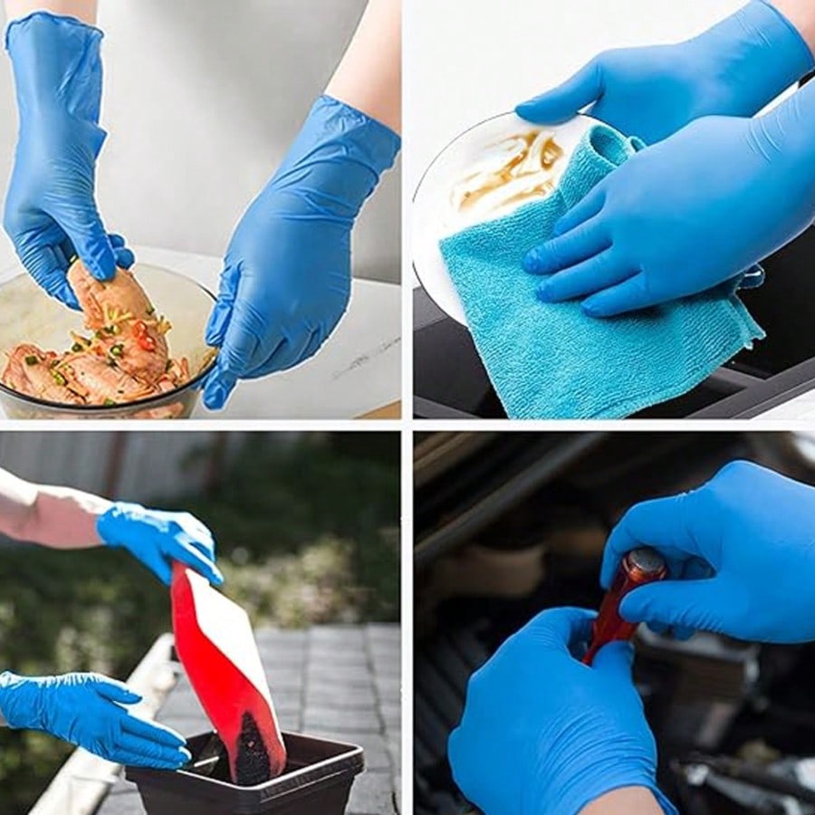 100 guantes desechables de nit - Nitrile Mechanic Glove reseña y precio