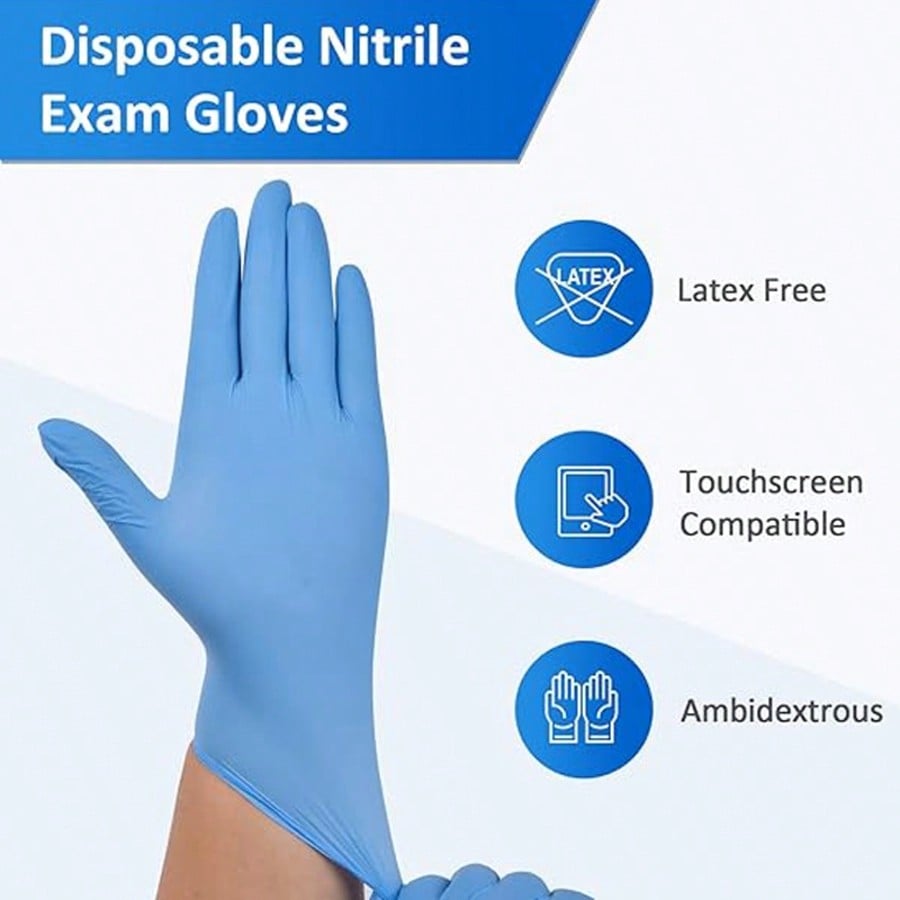 100 guantes desechables de nit - Nitrile Mechanic Glove reseña y precio