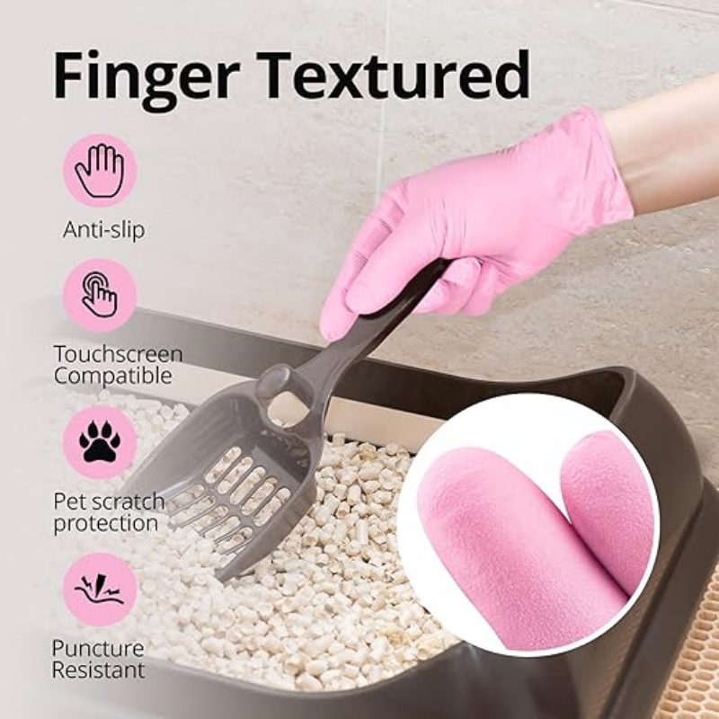 100 Uds guantes desechables de - Nitrile Mechanic Glove reseña y precio