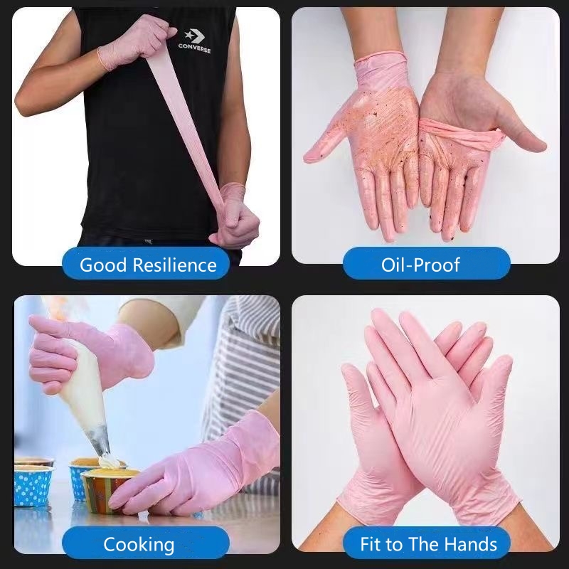 100 Uds guantes desechables de - Nitrile Mechanic Glove reseña y precio